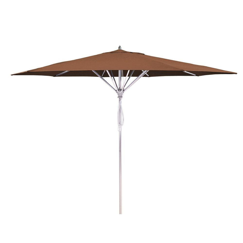 11 Foot Aluminum Pulley Lift Octagon Market Umbrella by Galtech - 781
