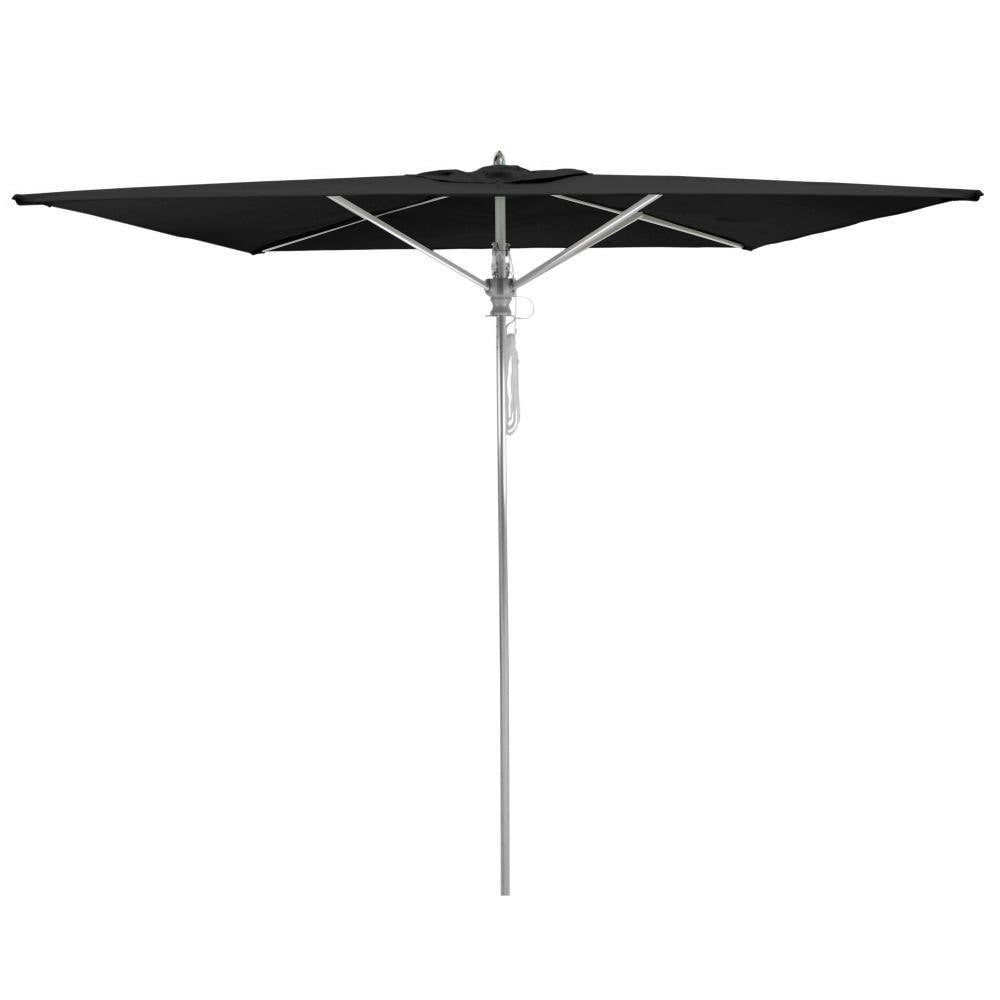 8 Foot Aluminum Pulley Lift Square Market Umbrella by Galtech - 782