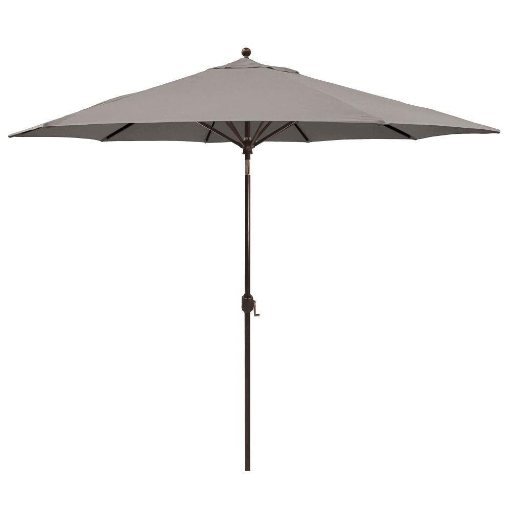 Deluxe 11 Foot Aluminum Crank Lift Octagon Market Umbrella by Galtech - 789