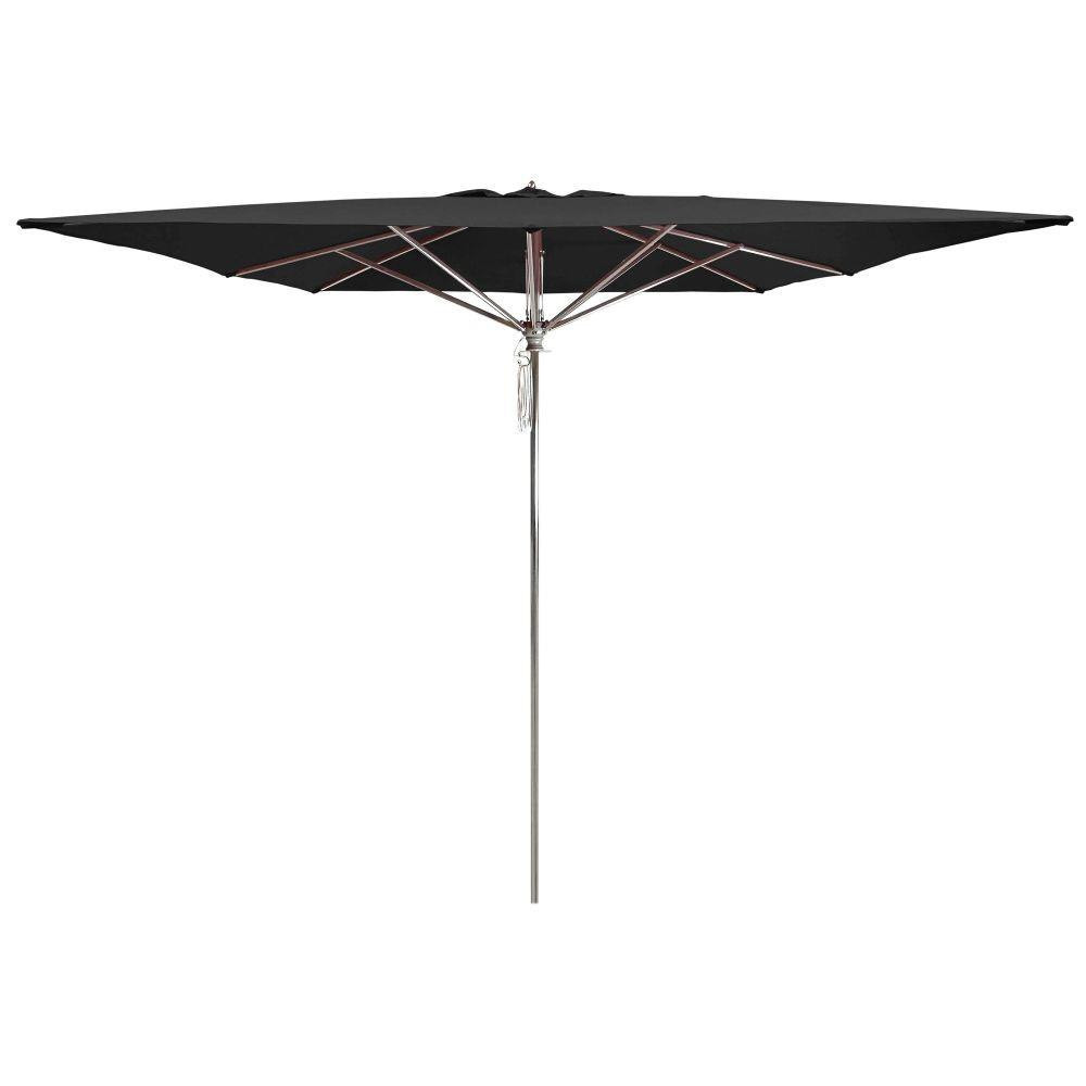 10 Foot Aluminum Pulley Lift Square Market Umbrella by Galtech - 792