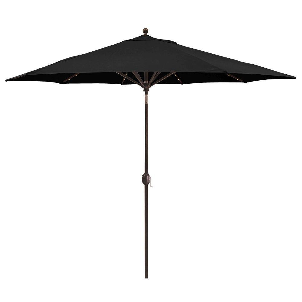 Standard 11 Foot Aluminum Crank Lift Octagon Market Umbrella by Galtech - 986