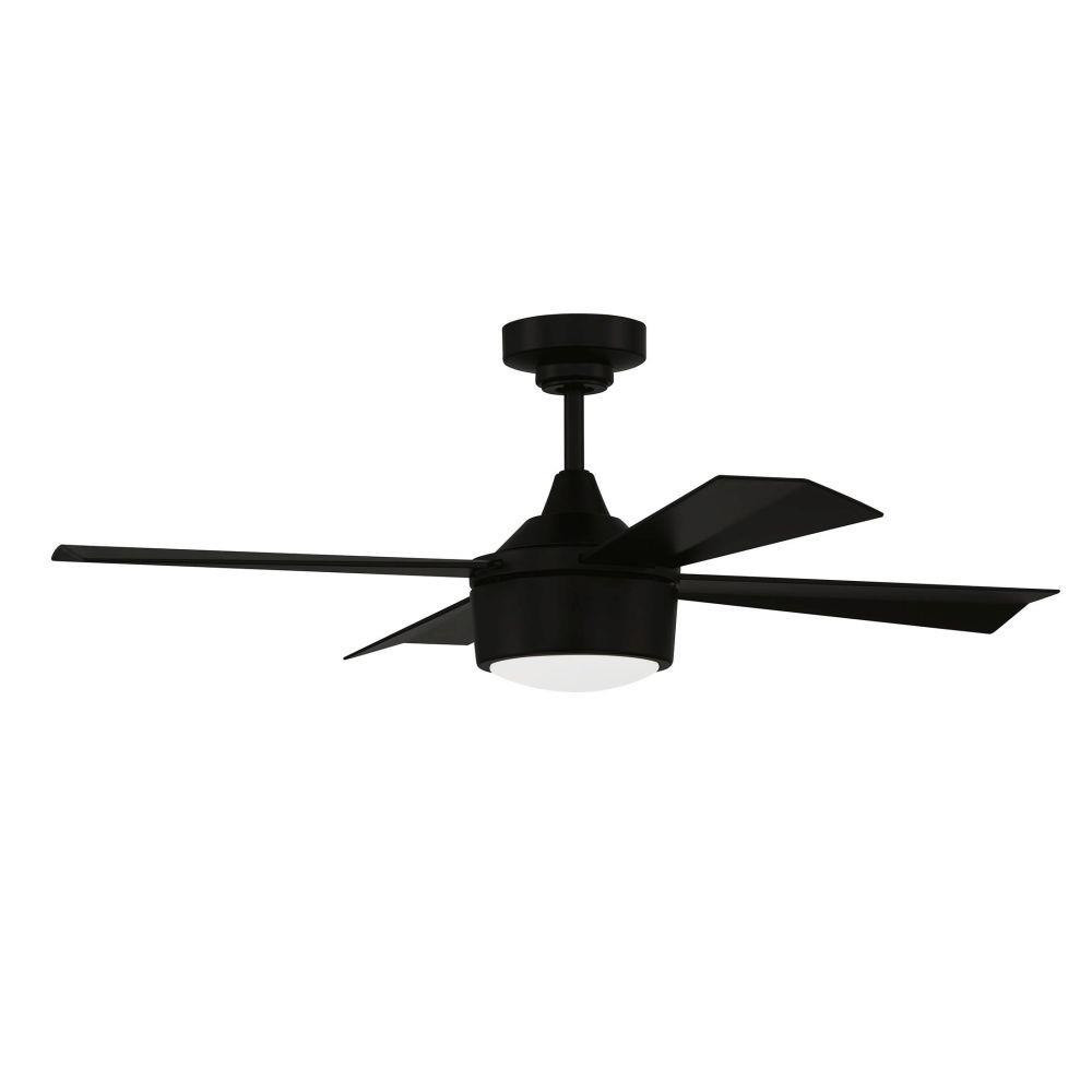 Theo 4 Blade Ceiling Fan with Light Kit 42 Inch Wide by Craftmade - THO42