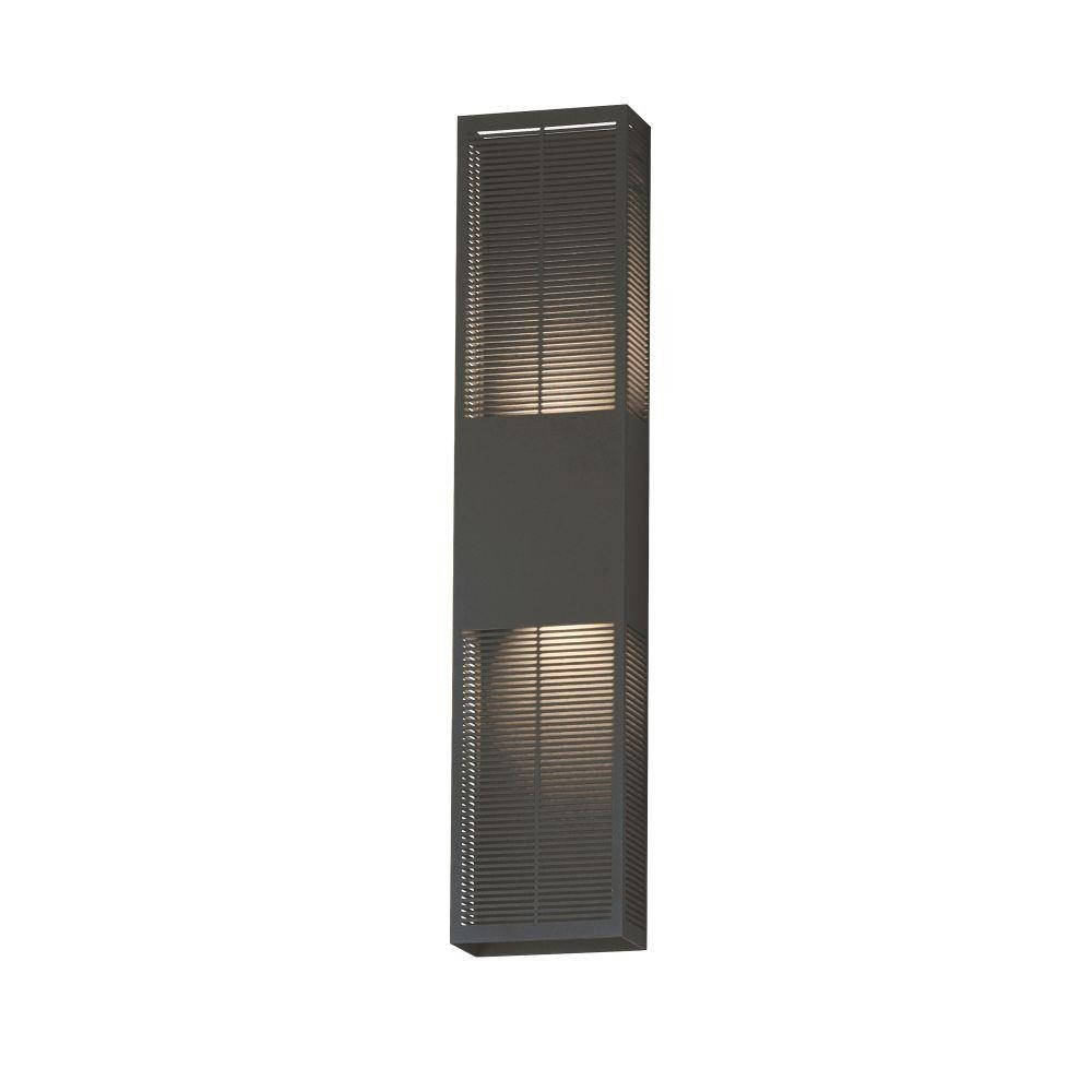 Grate 12W 2 LED Outdoor Wall Mount 30 Inch Tall and 6.25 Inch Wide by ET2 - E30395