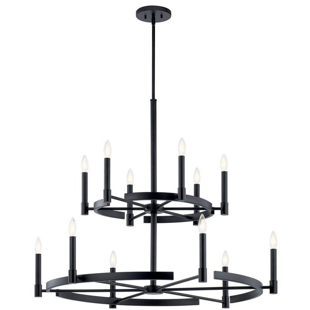 Tolani 12 Light Oversized 2 Tier Chandelier by Kichler - 52428