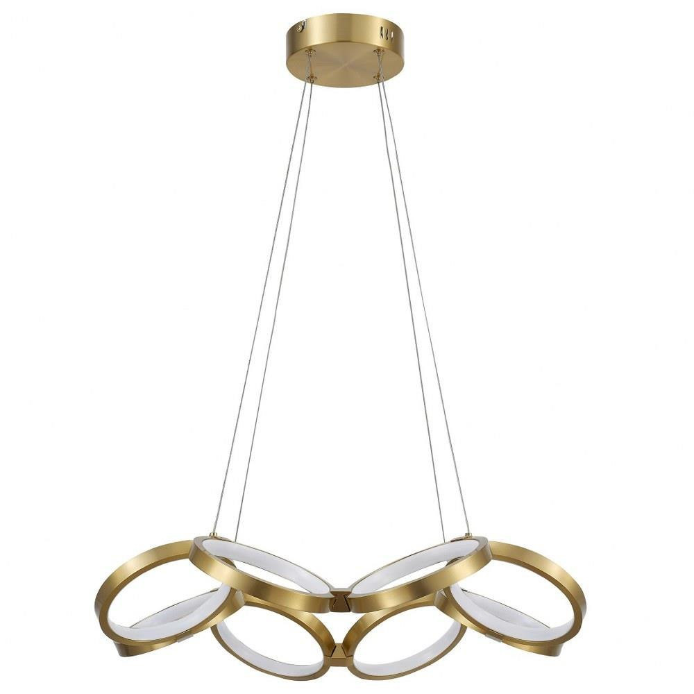 Philo 1 LED Light Medium Chandelier by Dainolite - PHO-2564LEDC