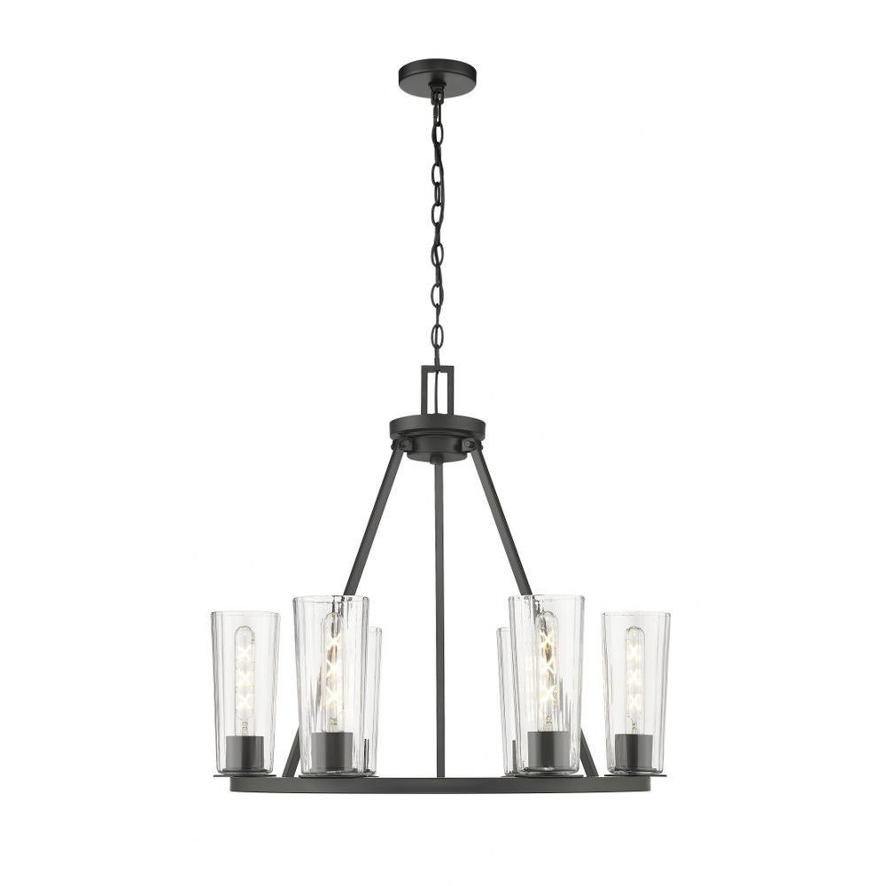 Titus 6 Light Chandelier 24.5 Inches Tall and 26 Inches Wide by Z-Lite - 826-6