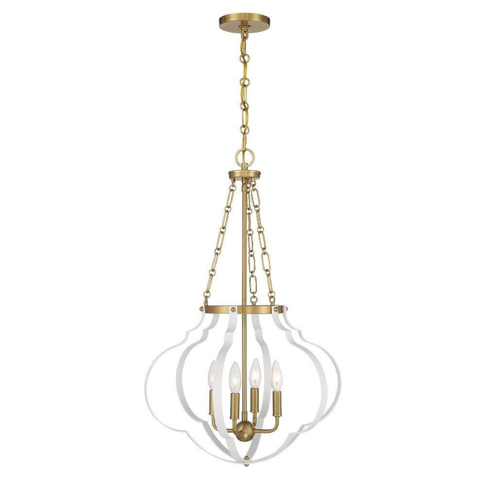Mercer 4 Light Pendant 32 Inch Tall and 20 Inch Wide by Savoy House - 7-4866-4