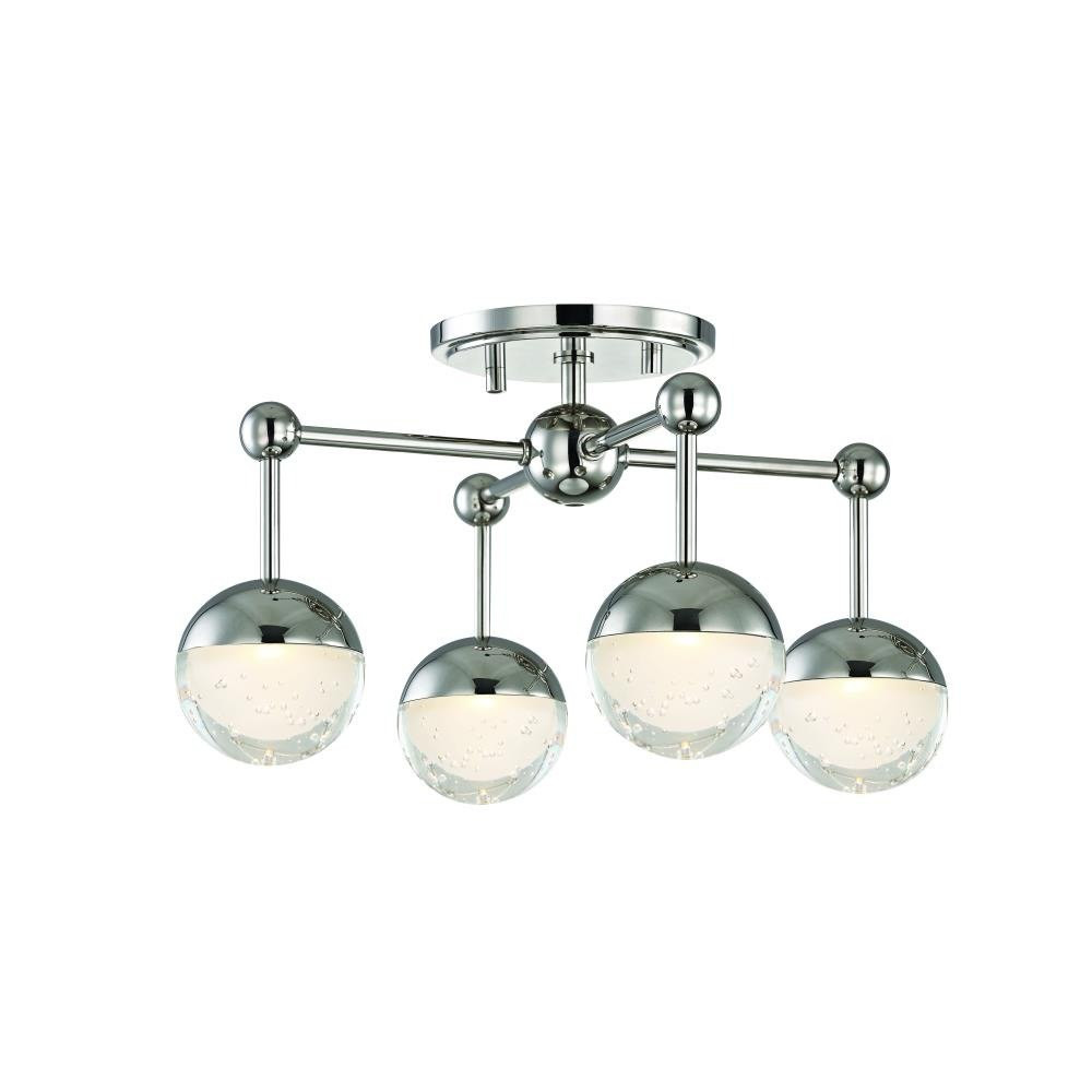 Broom End 4 Light 15.75 Inch Wide Flush Mount by Bailey Street Home - 116-BEL-2972695