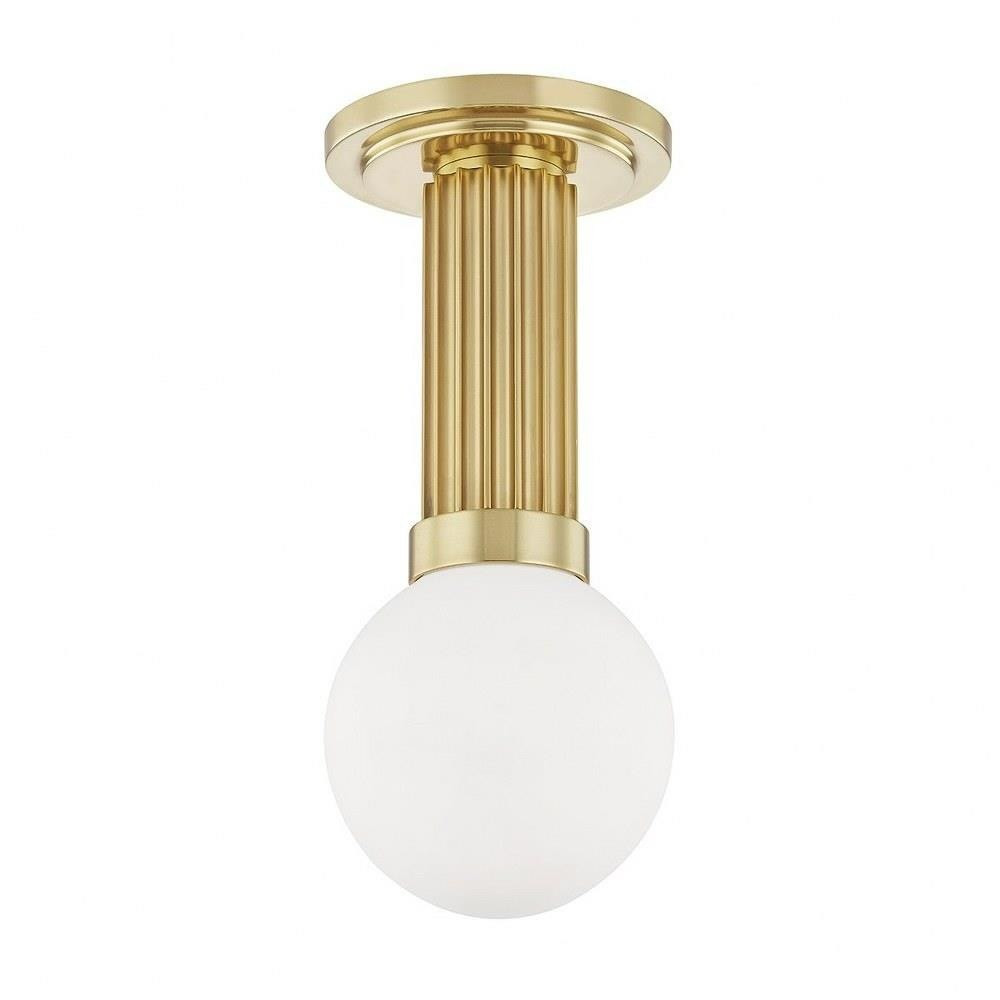 Fitzwilliam Bottom 8W 1 LED Semi Flush Mount by Bailey Street Home - 116-BEL-3827077