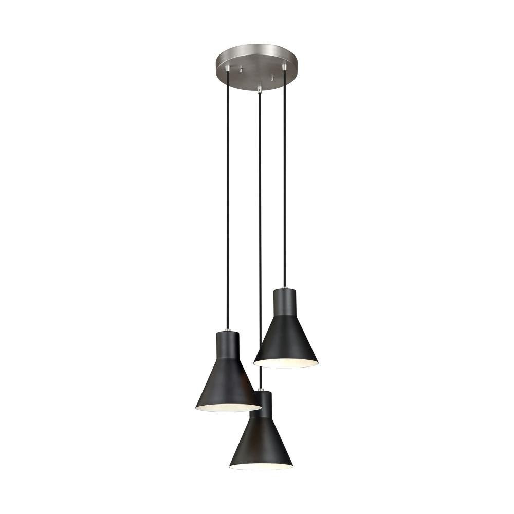 Burn Leas - 9.5W Three Light Cluster Pendant - 73-BEL-2755779
