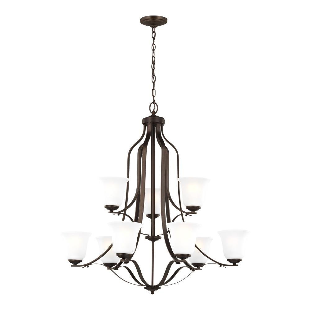 Traditional Nine Light Chandelier - 73-BEL-4569285