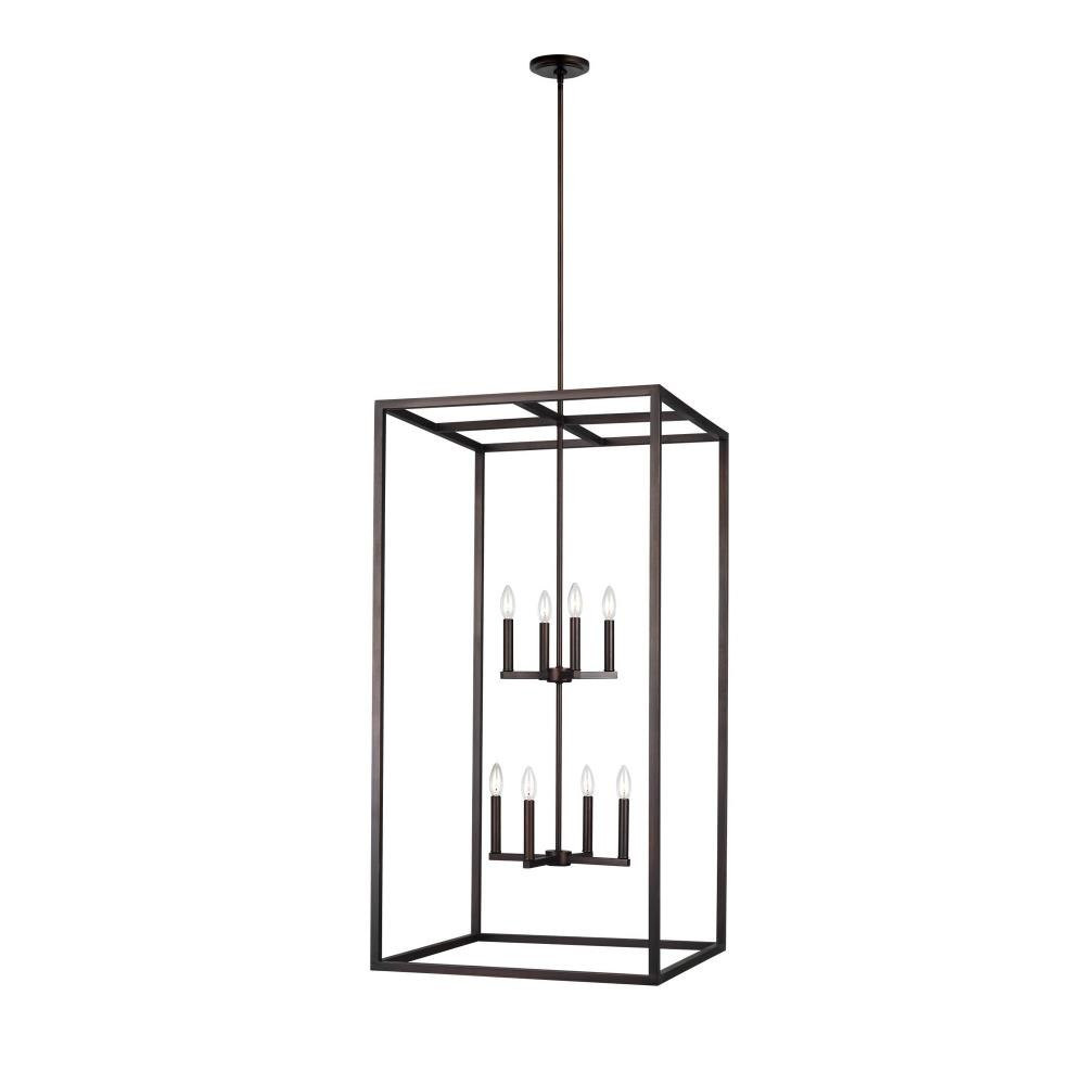 Industrial Eight Light Chandelier - 73-BEL-4169763