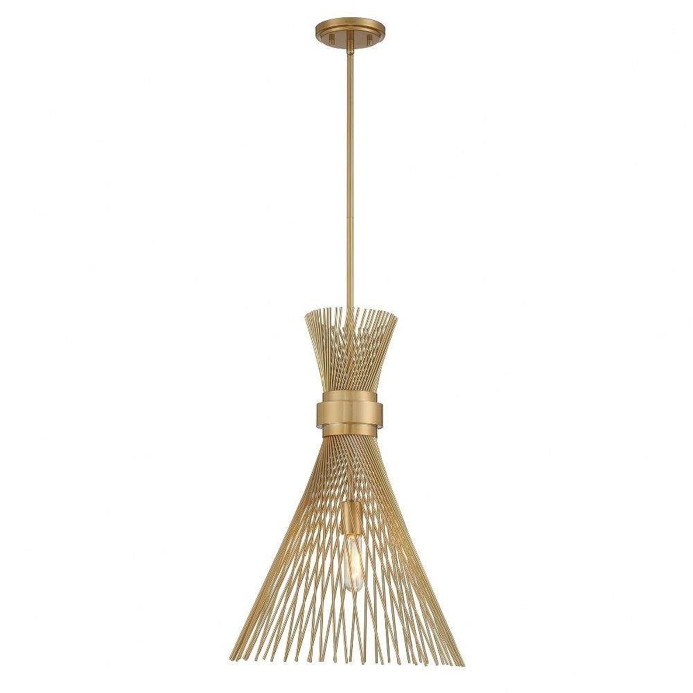 Longfellow 1 Light Large Pendant by Savoy House - 7-9602-1