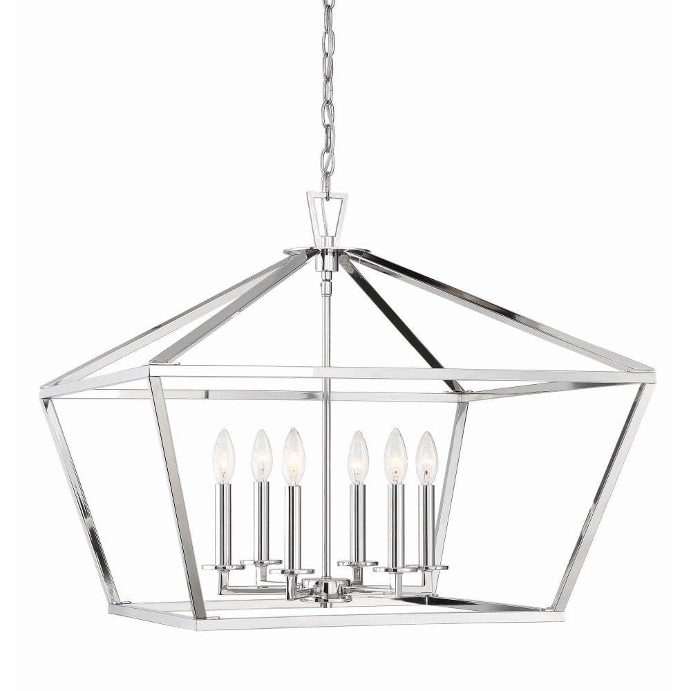 Third Quadrant 6 Light Large Foyer Pendant by Bailey Street Home - 159-BEL-3088681