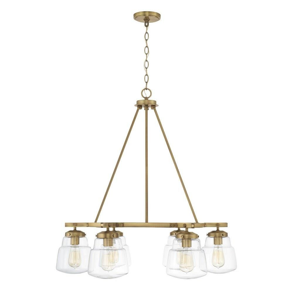 Attlee Bottom 6 Light Large Chandelier by BSH - 309-BEL-4567203