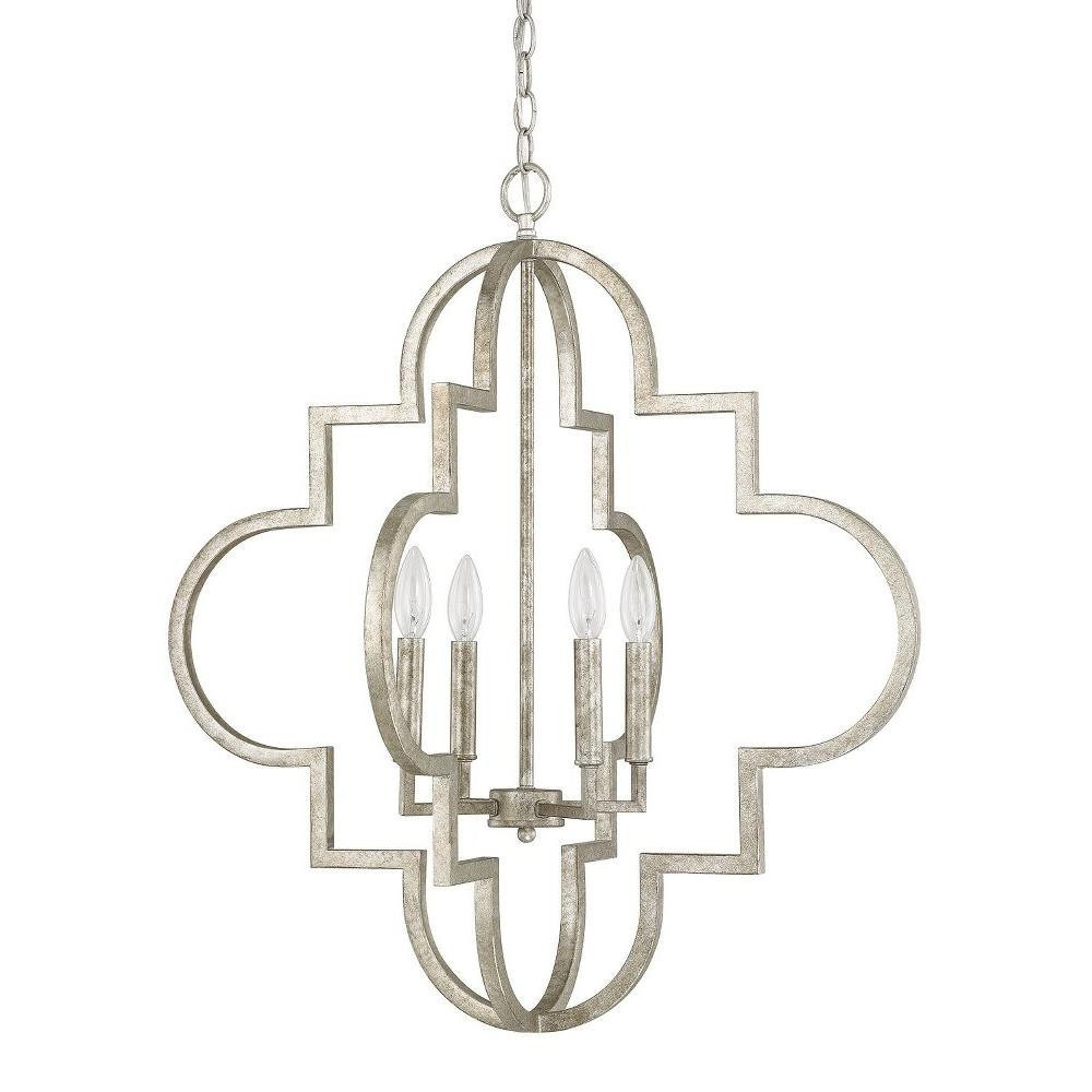 Andrew Ridge 4 Light Large Pendant 28.25 Inch Tall by Bailey Street Home - 309-BEL-4259357