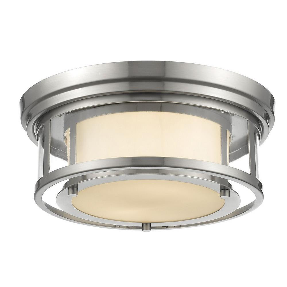 Recreation Point 2 Light 13 Inch Wide Flush Mount by Bailey Street Home - 372-BEL-1809490