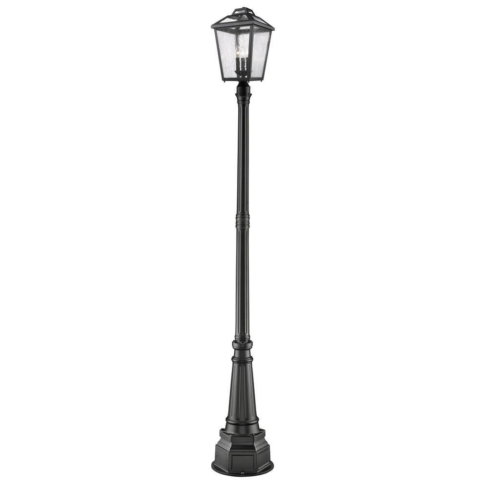 Charter Meadow 3 Light Outdoor Post Mount Lantern 14.17 x 104.75 In by BSH - 372-BEL-2750748