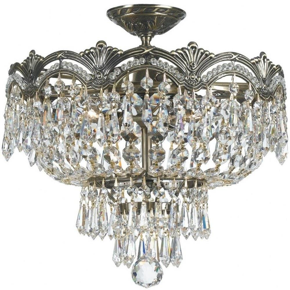 Bute Estate 3 Light 14 Inch Wide Flush Mount by Bailey Street Home - 49-BEL-2016364