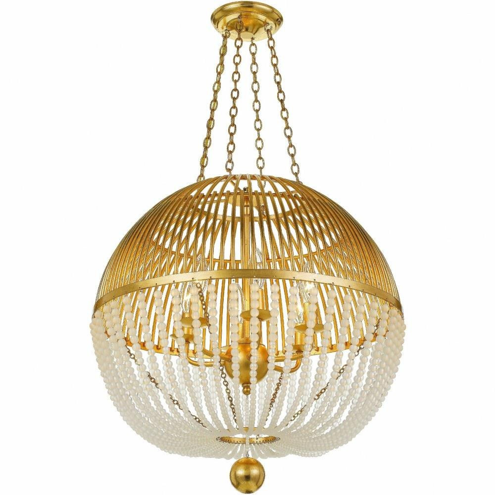 Virginia Pleasant 6 Light Medium Chandelier by Bailey Street Home - 49-BEL-3132001