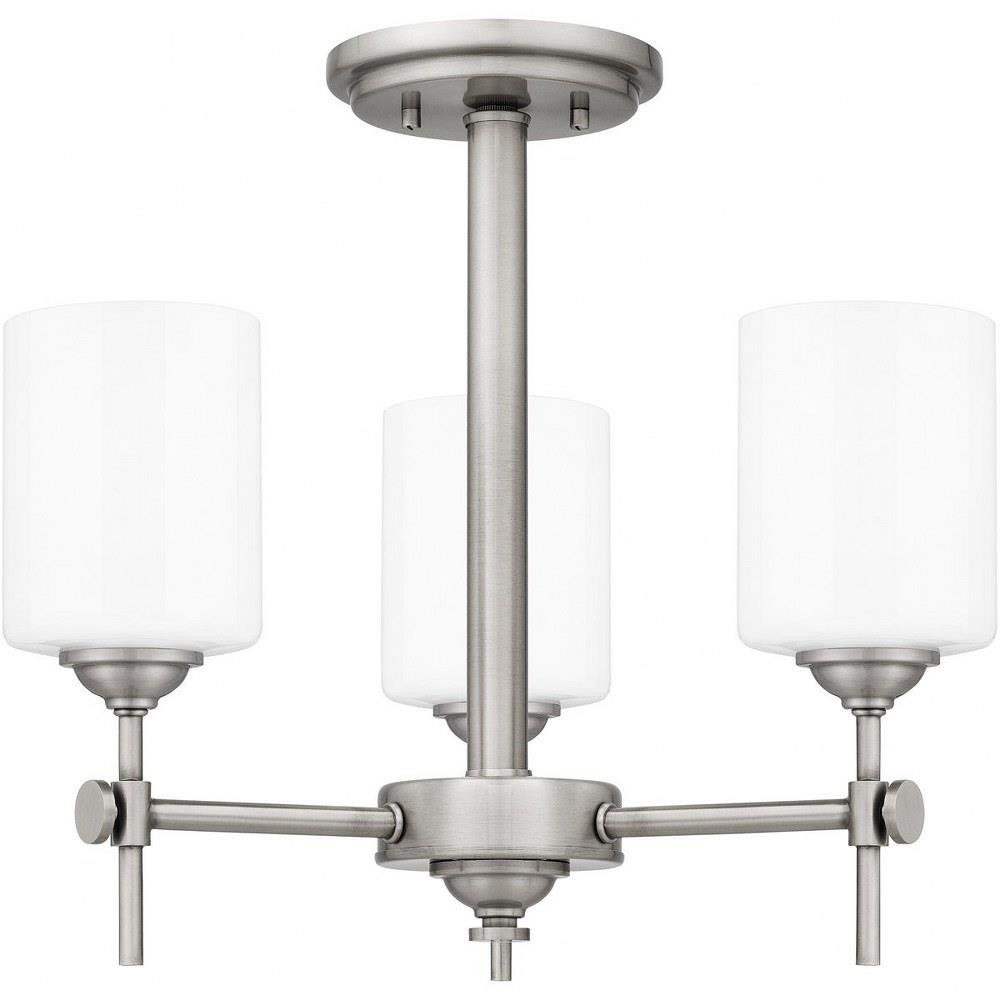 Lion Piece 3 Light 17 Inch Wide Semi Flush Mount by Bailey Street Home - 71-BEL-4618390
