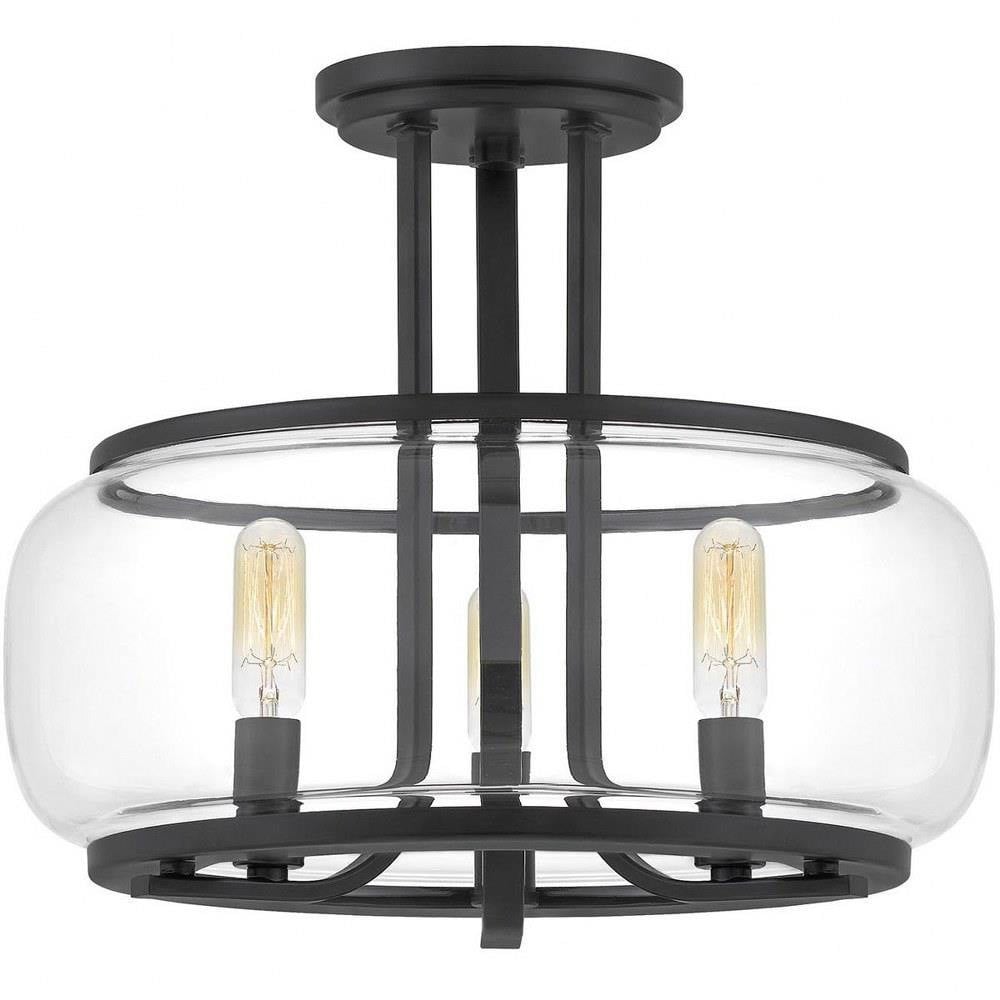 Connaught Birches 3 Light Semi Flush Mount by Bailey Street Home 1001616 - 71-BEL-3383613