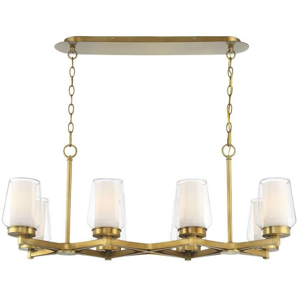 Ockendon Way 8 Light Small Linear Chandelier by Bailey Street Home - 79-BEL-2772801