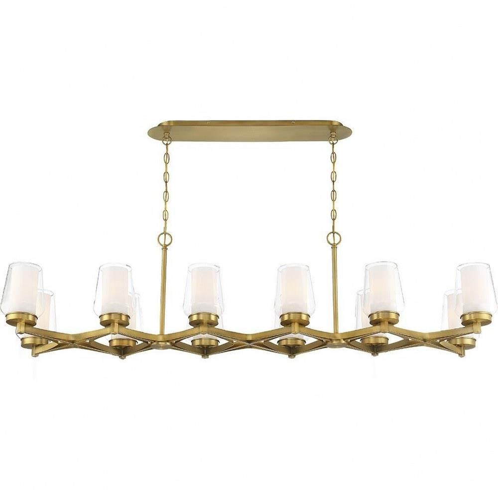 Ockendon Way 12 Light Small Linear Chandelier by Bailey Street Home - 79-BEL-2772799