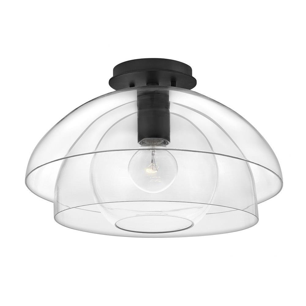 Rowland Link 1 Light 16 Inch Wide Semi Flush Mount by Bailey Street Home - 81-BEL-4442280