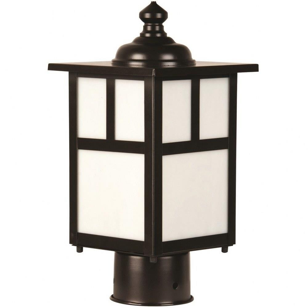 Mission One Light Outdoor Post Mount 6 x 12 inches by Craftmade - Z1845