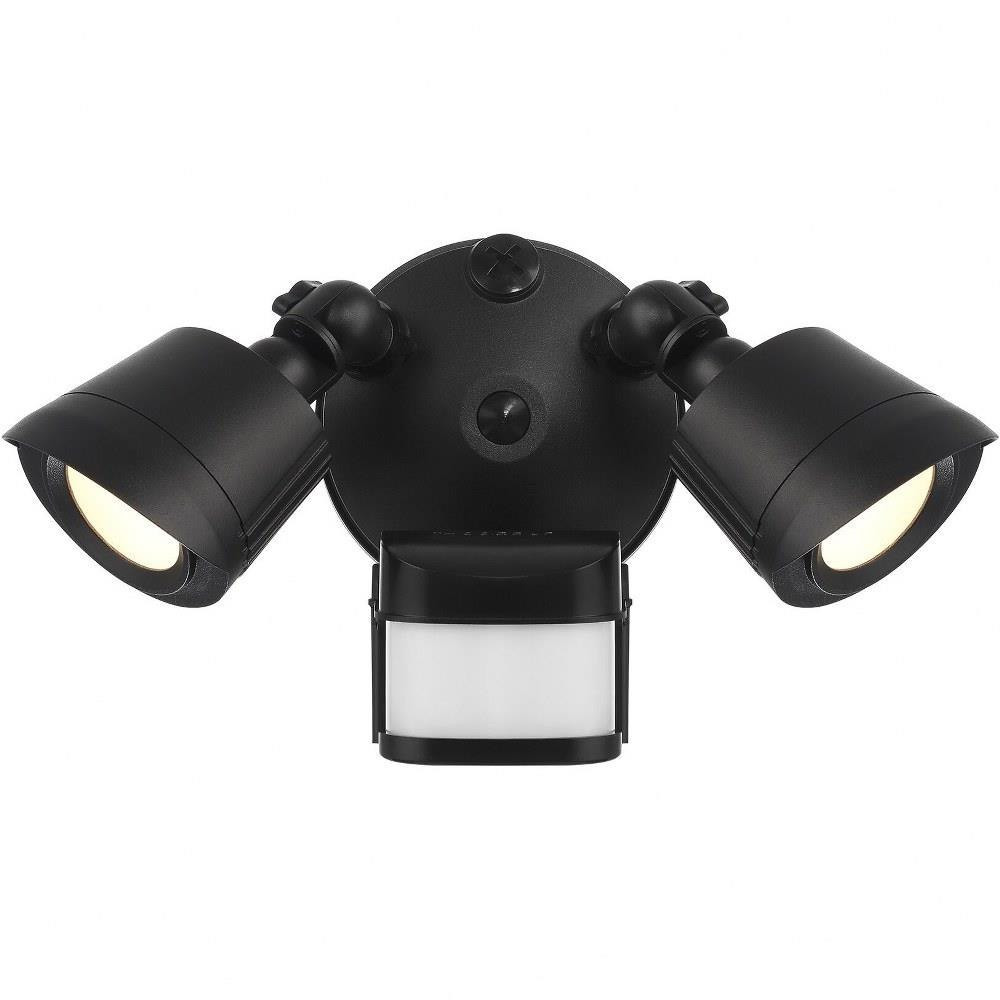 22W 2LED 3CCT Motion Sensor Double FloodLight 7.87 Inch Wide by Savoy House - 4-FLOOD-MS-A2-3CCT