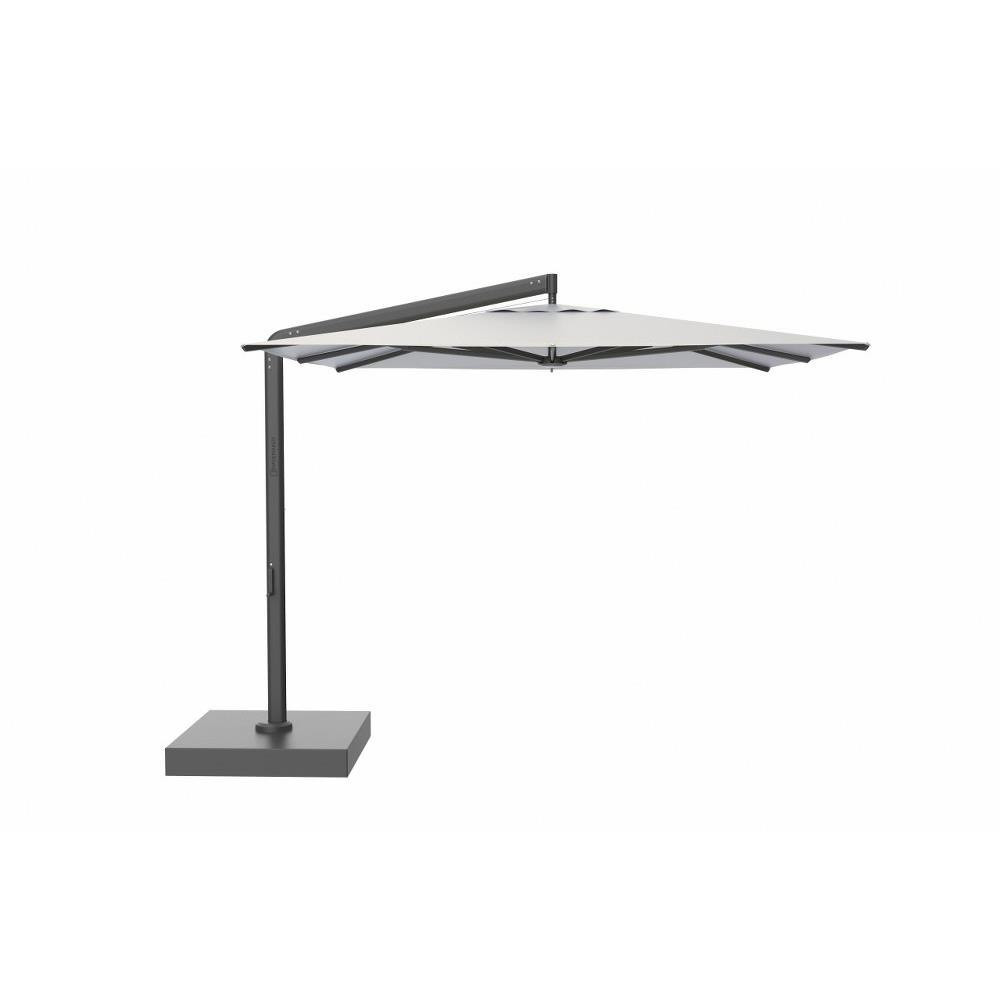 Orion 10 Foot Aluminum Manual Lift Square Cantilever Umbrella by Shademaker - ORI-30S