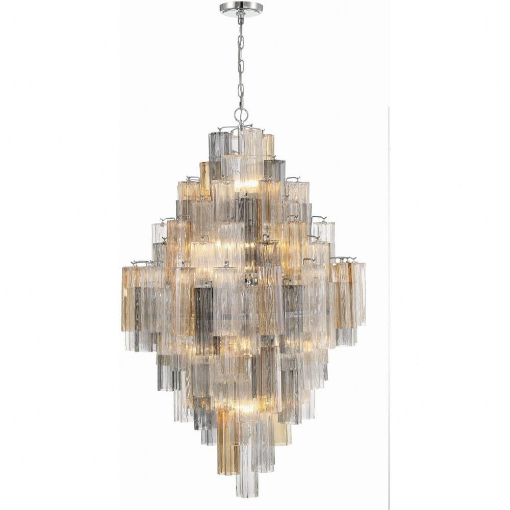 Addis 20 Light Large Chandelier by Crystorama - ADD-319