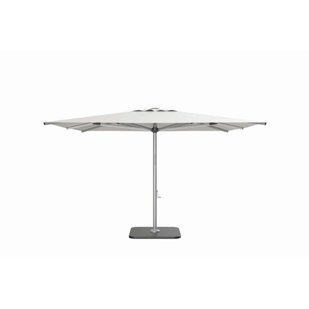 16.5 Foot Anodized Aluminum Crank Lift Square Market Umbrella by Shademaker - AST-50S