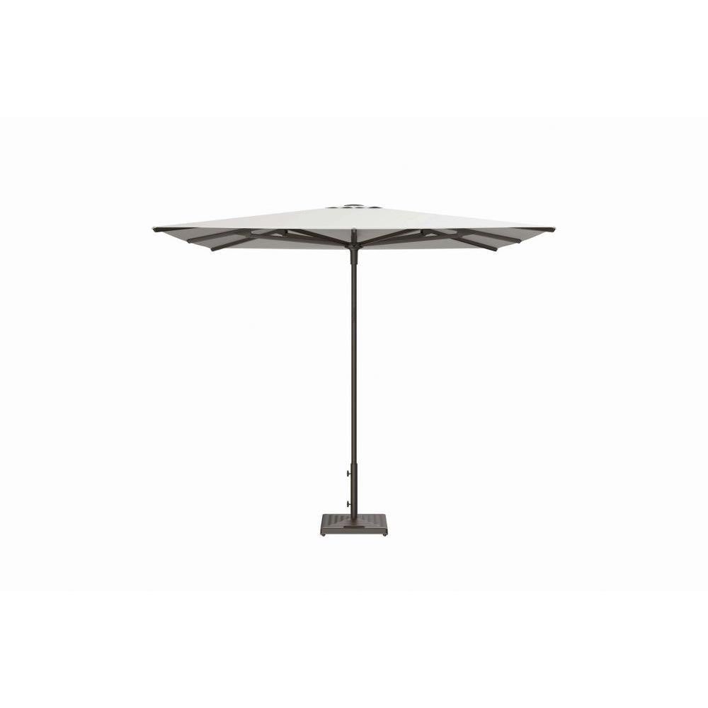 8 Foot Anodized Aluminum Manual Lift Square Market Umbrella by Shademaker - LIB-25S