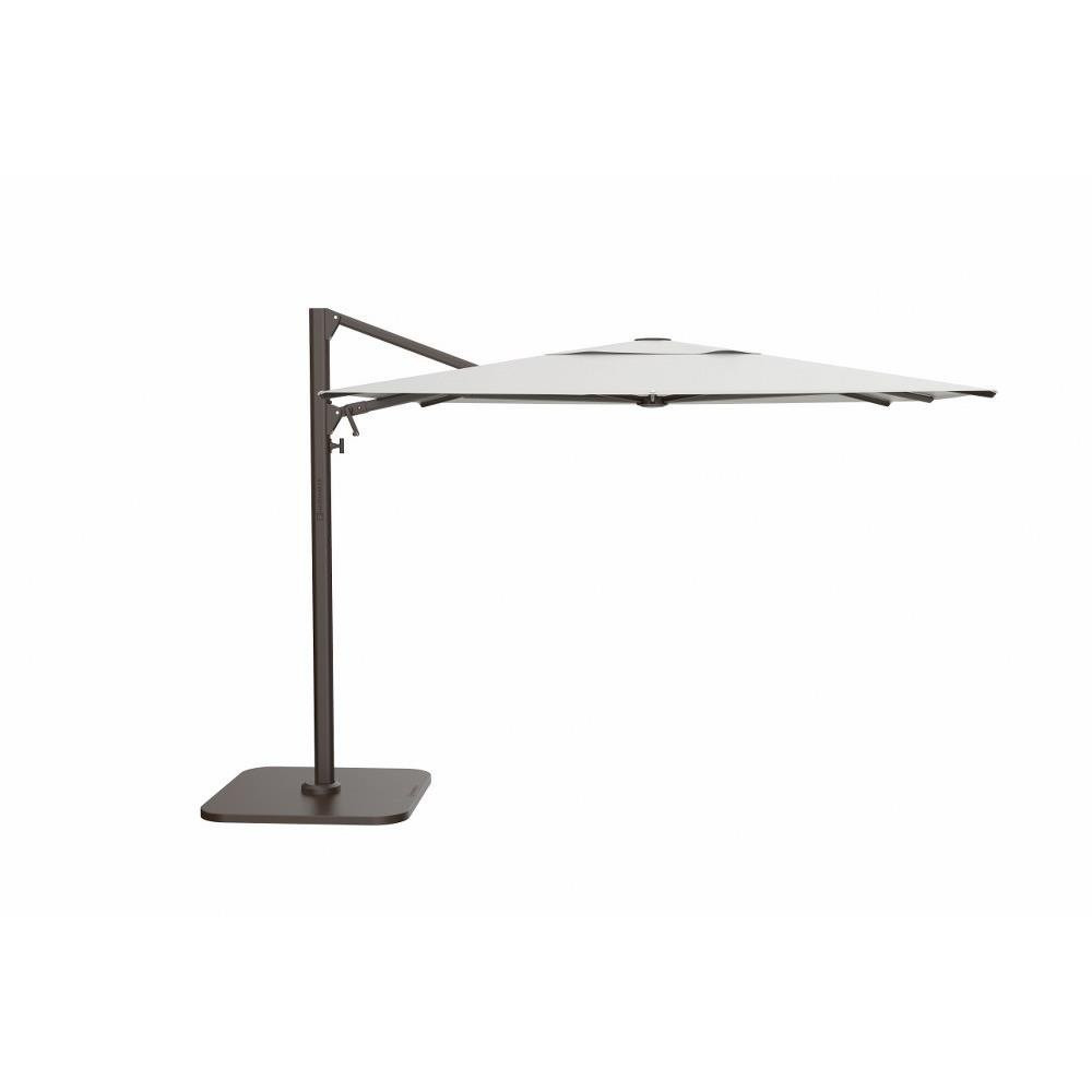 10 Foot Aluminum Manual Lift Square Cantilever Umbrella by Shademaker - SOL-30S