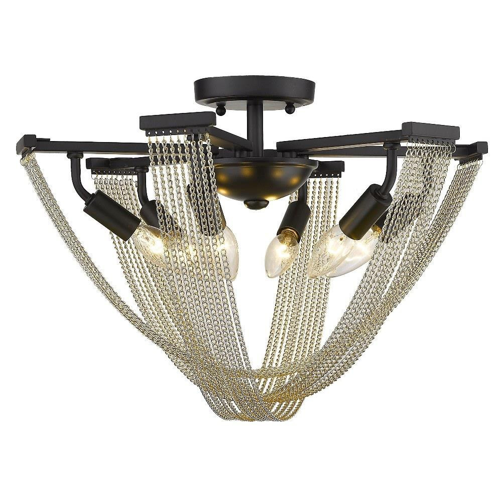 Haughley Road 6 Light Inch Wide Semi Flush Mount by Bailey Street Home - 170-BEL-4442515