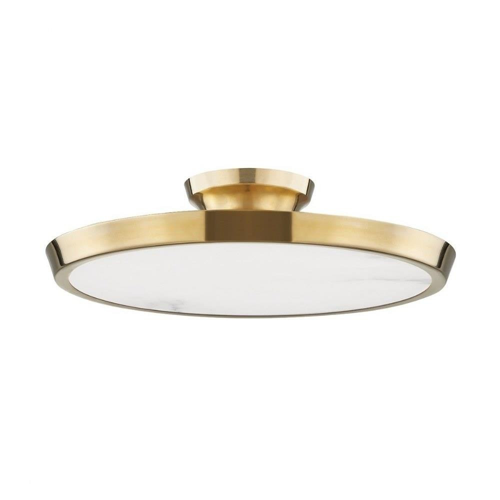 Cypress Green 1 Light 15.5 Inch Wide Flush Mount by Bailey Street Home - 116-BEL-4313447