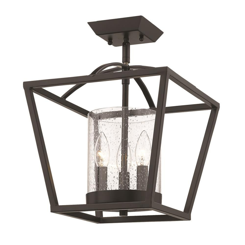 Chantry Drove 3 Light Inch Wide Semi Flush Mount by Bailey Street Home - 170-BEL-4159738