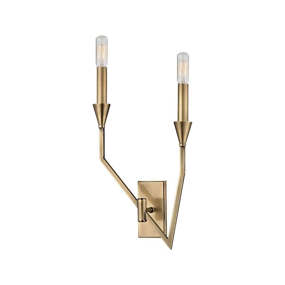 St Davids Strand 2 Light Left Candle Wall Sconce by Bailey Street Home - 116-BEL-2121216
