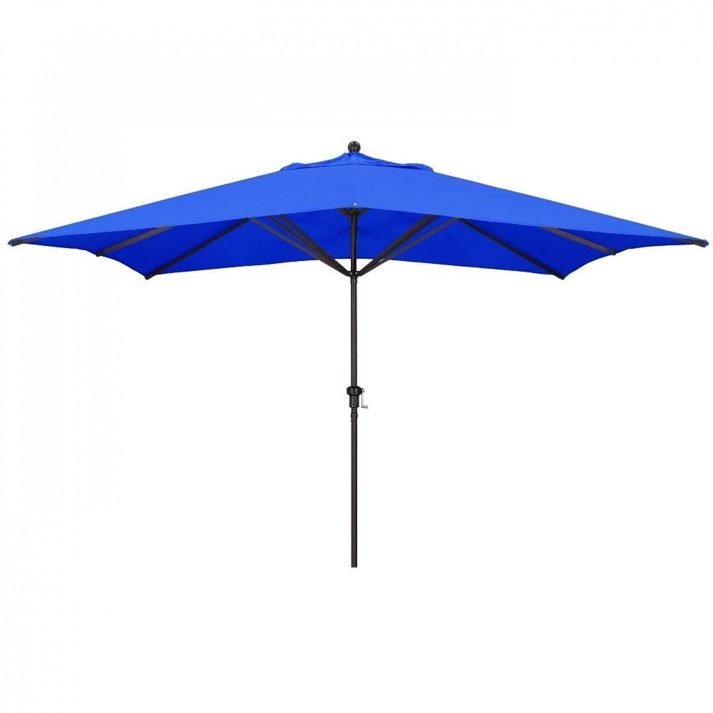 8 x 11 Foot Aluminum Crank Lift Rectangle Market Umbrella by CA Umbrella - GS1188S