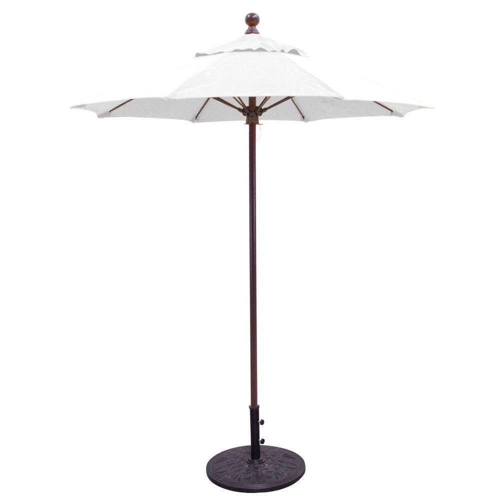 6 Foot Aluminum Manual Lift Octagon Market Umbrella by Galtech - 715