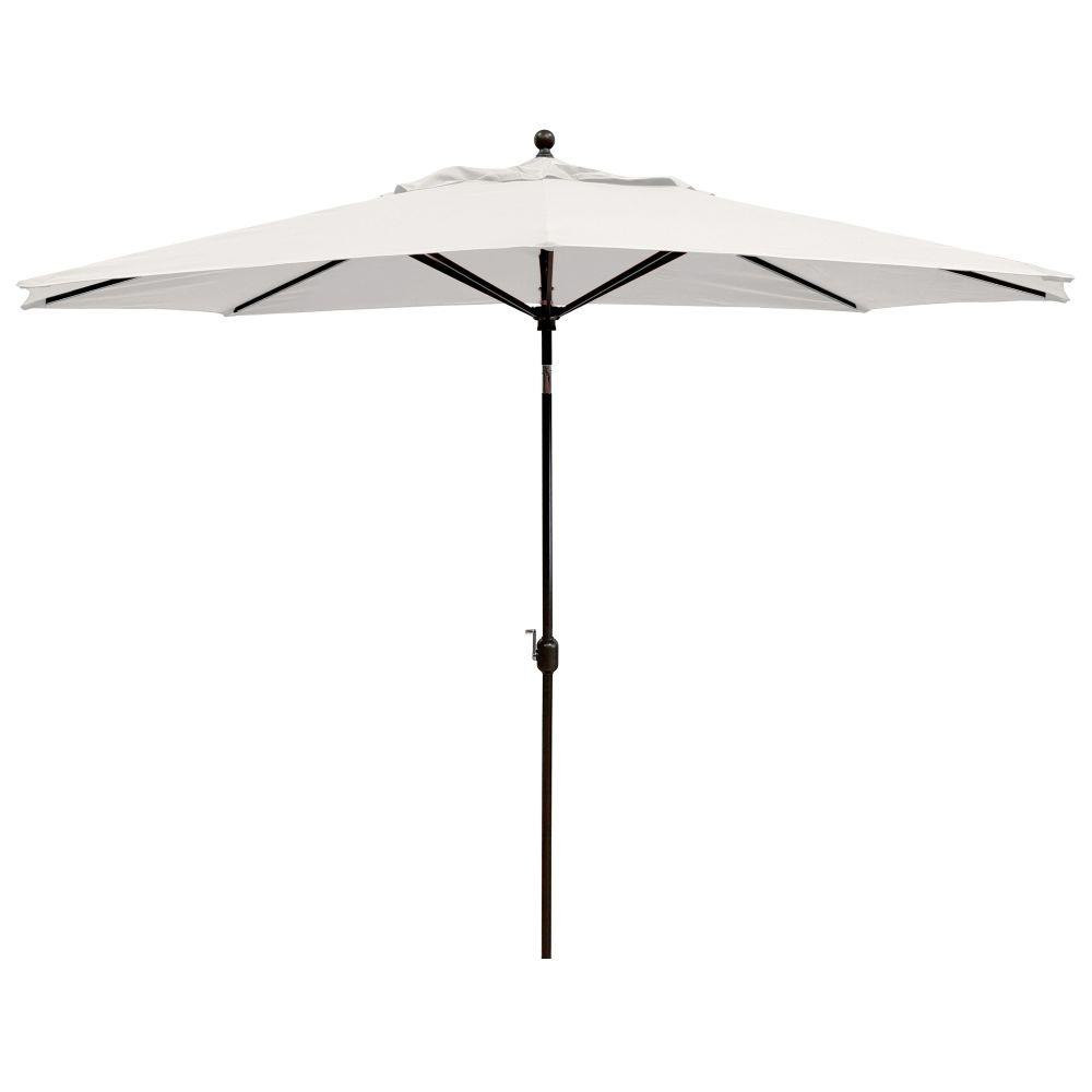 8 x 11 Foot Aluminum Crank Lift Oval Market Umbrella by Galtech - 779
