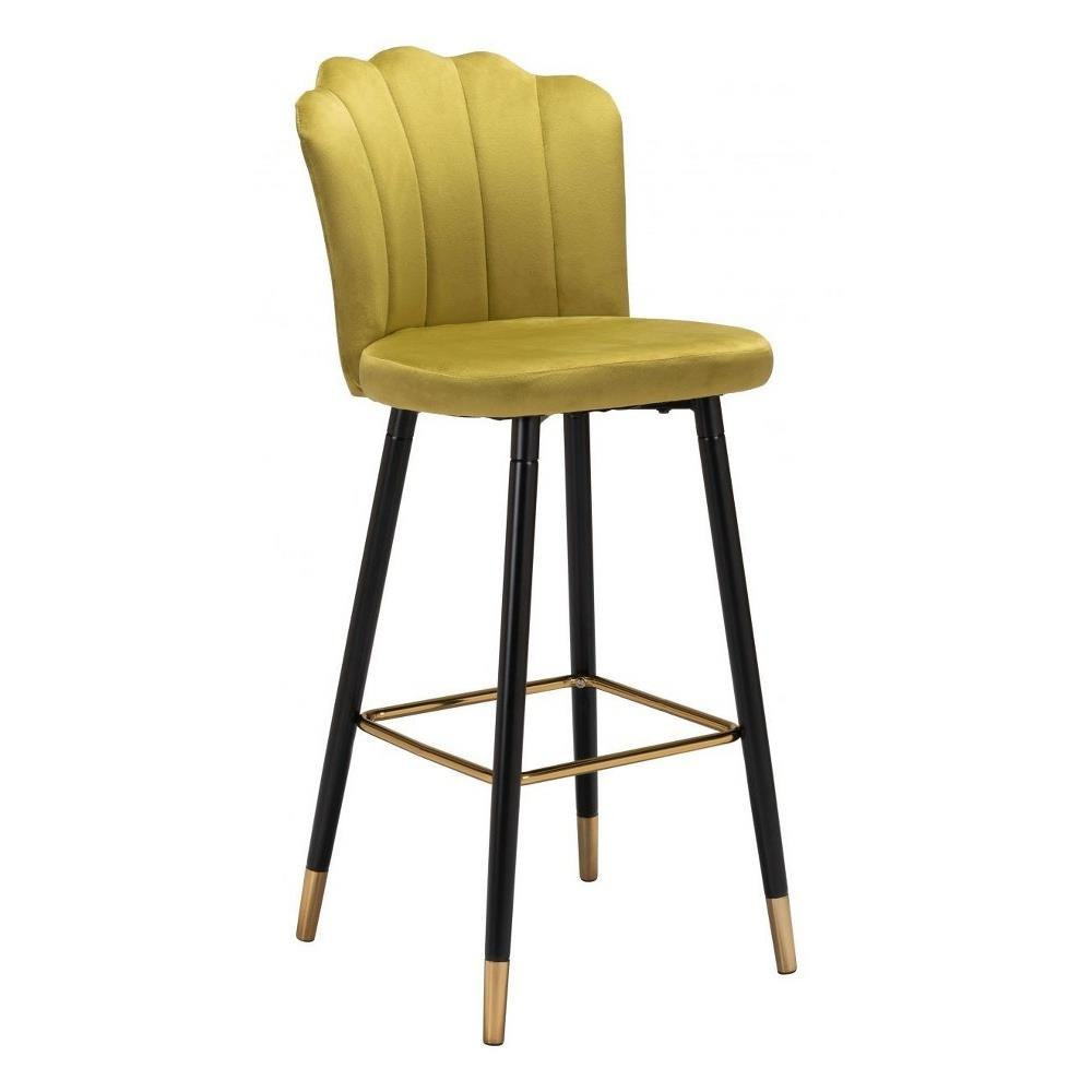 Zinclair Bar Chair 42.1 Inch Tall and 17.7 Inch Wide by Zuo Modern - 109226