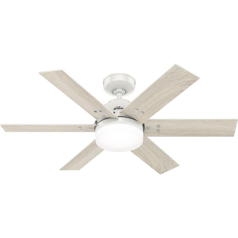 Pacer Ceiling Fan with LED Light Kit and Remote 44 Inch Wide by Hunter Fans - 51205