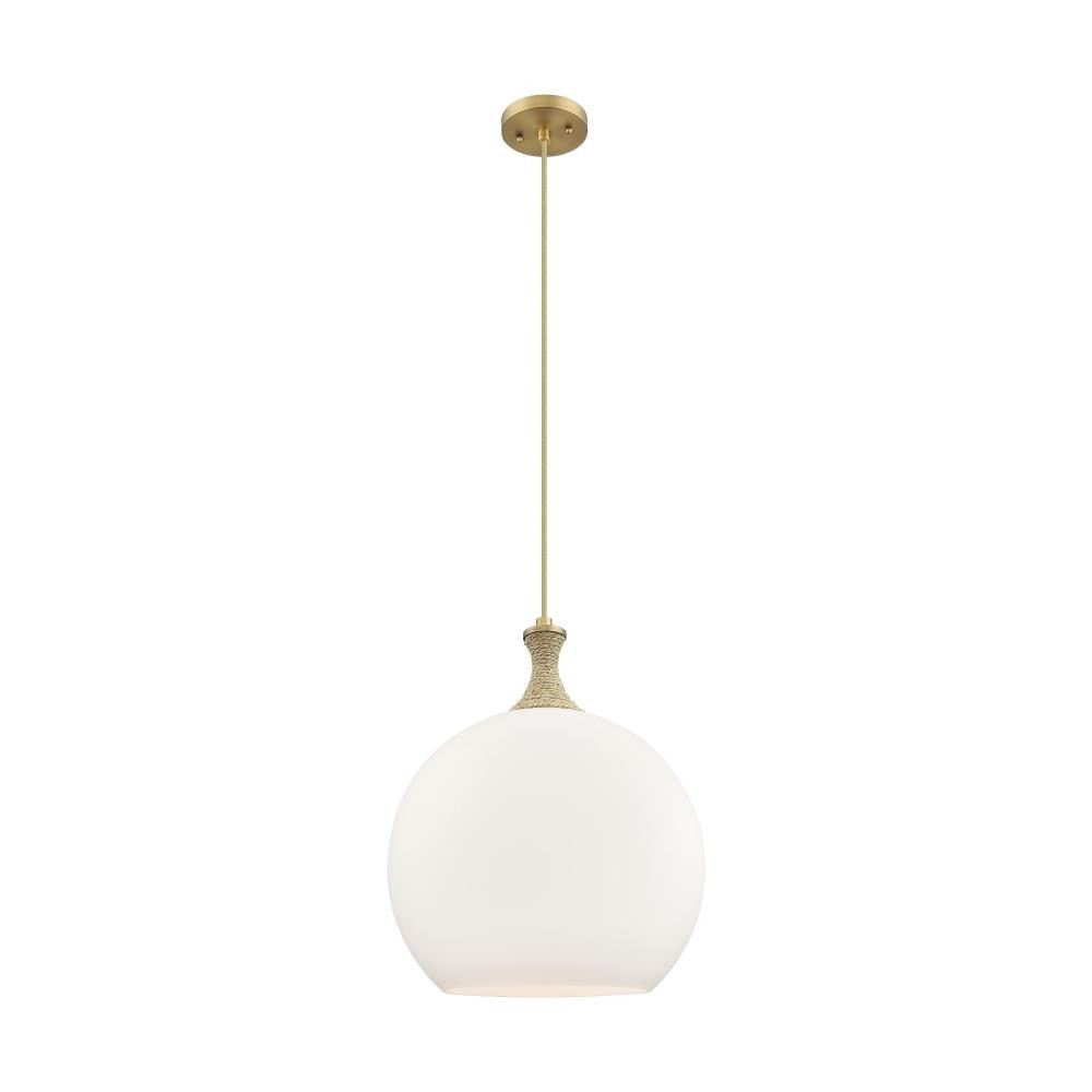 Astor 1 Light Cord Rope Pendant 18.5 In and 14 In Wide by Innovations - 415-1PR-G12-14_P