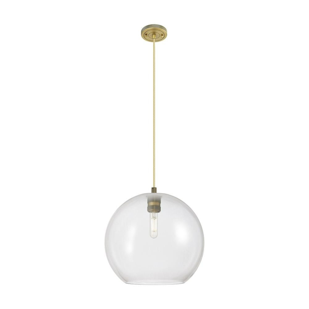 Crown Point 1Light Cord Pendant 11.75 Inch X 11.75 Inch Wide by Innovations - 434-1P-G12-12_P