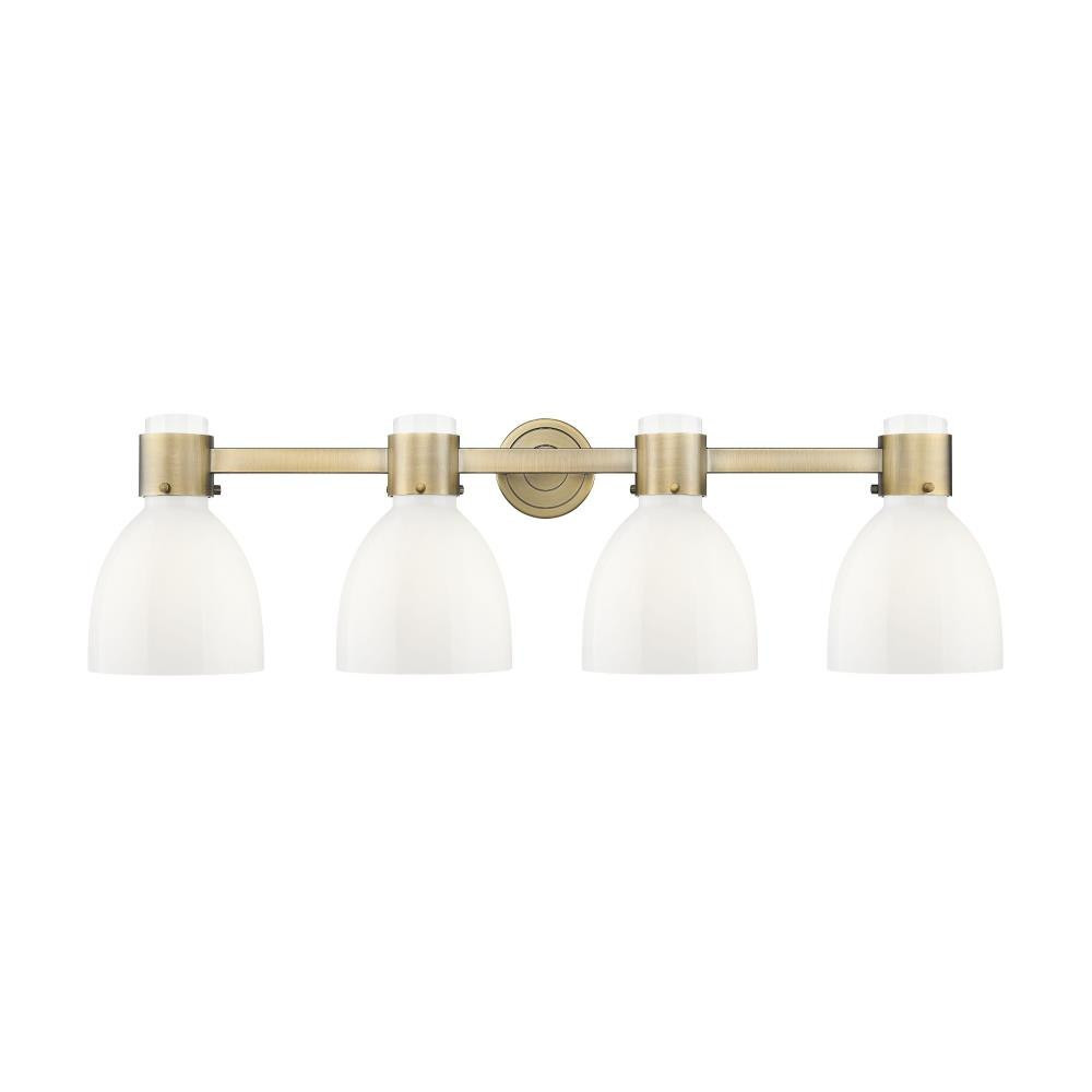 Lawton Bell 4 Light Bath Vanity 10 Inch Tall X 34 Inch Wide by Innovations - 464-4W-G464D-7_P