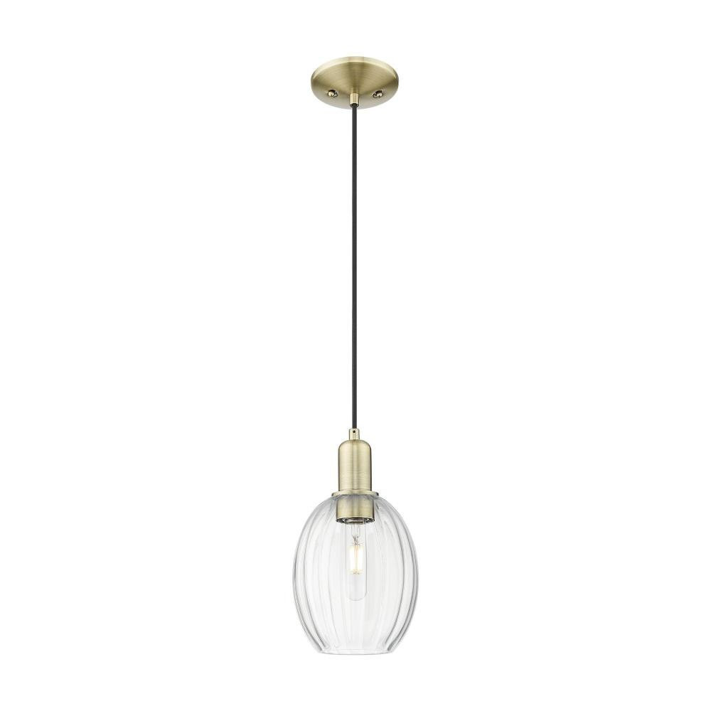 Preston 1 Light Cord Mini Pendant 11.5 Inch X 6.25 Inch Wide by Innovations - 716-1P-G459-6_P