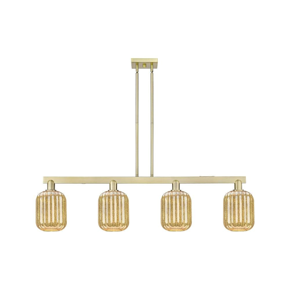 Preston 4 Light Stem Jar Island 12.63 Inch and 48 Inch Wide by Innovations - 716-4I-G460-7_P